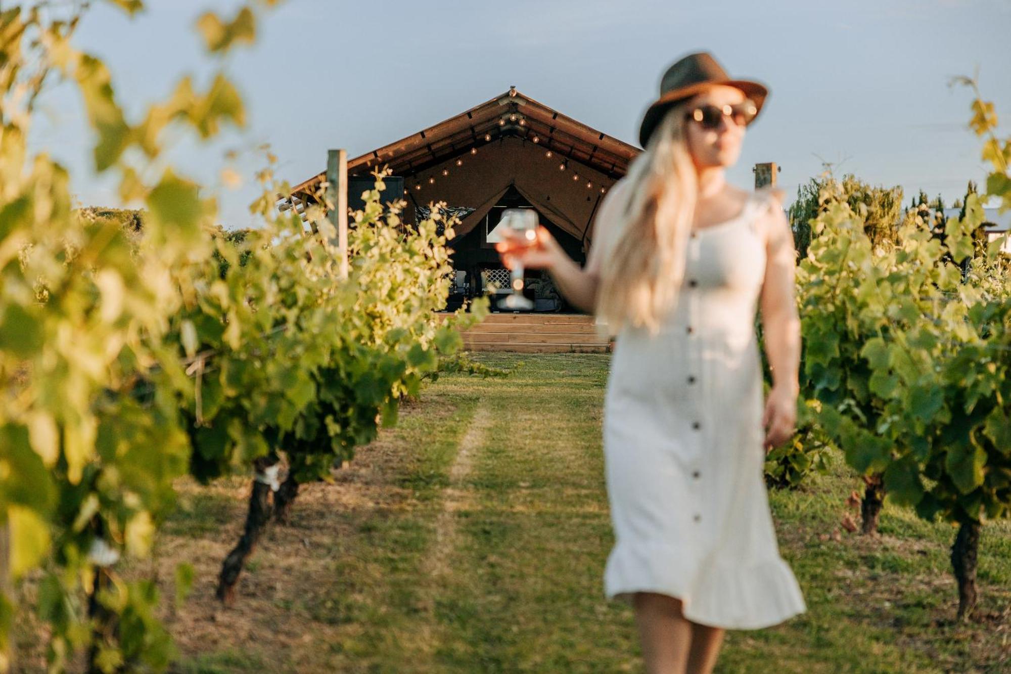 Villas & Vines Glamping ヘイスティングズ エクステリア 写真